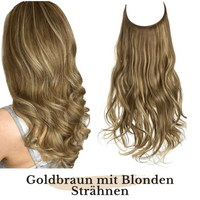 Goldbraun mit Blonden Strähnen