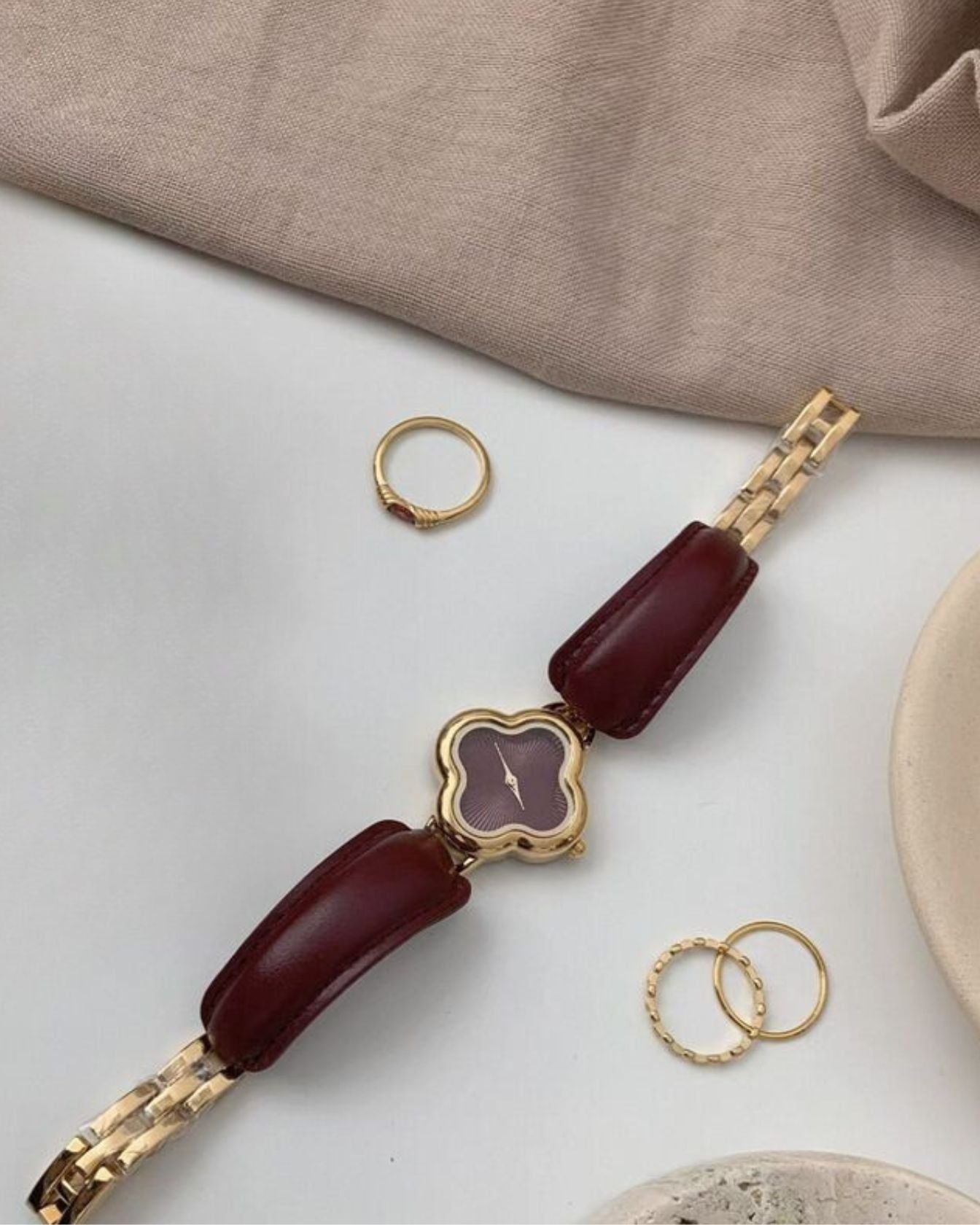 Fortuna Leather Watch